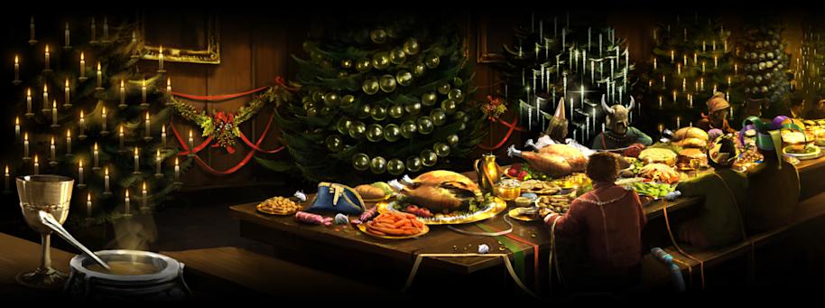 The Great Hall at Christmas