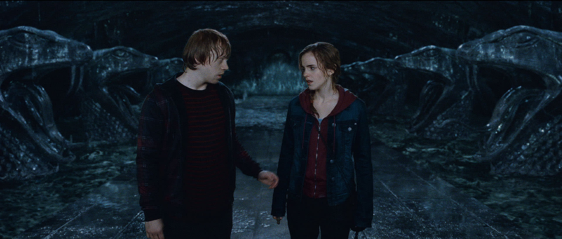 WB F8 RonAndHermioneInChamberOfSecrets HP72-FP-00521r